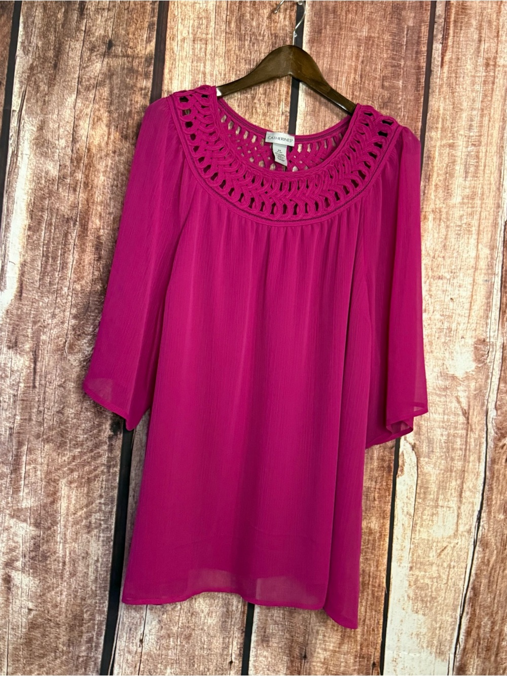Catherines Women's Fuchsia Tunic